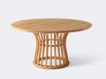 Table de jardin - Teck - 160 x 160 x 75 cm - Bois naturel - Style contemporain