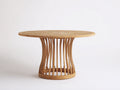 Table de jardin - Teck - 140 x 140 x 75 cm - Bois naturel - Style contemporain