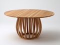 Table de jardin - Bois - 180 x 180 x 75 cm - Bois naturel - Style contemporain