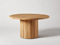 Table de jardin - Bois - 140 x 140 x 75 cm - Bois naturel - Style contemporain